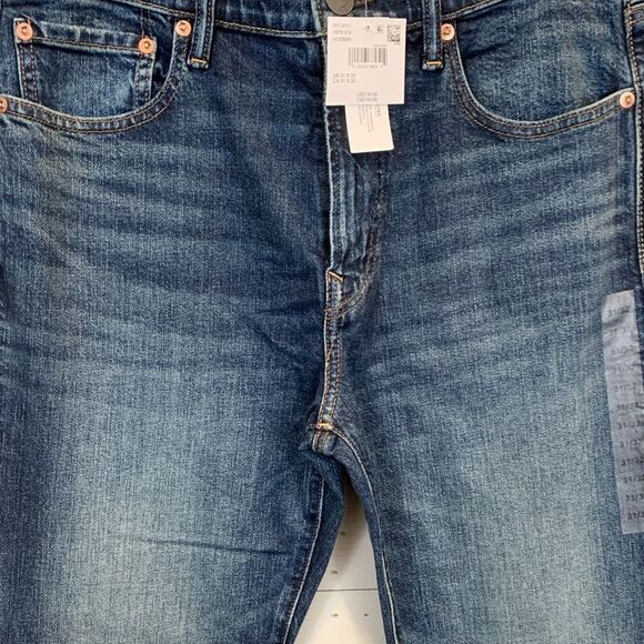 American Eagle Outfitters Men's Dark Blue Straight Jeans easy flex NWT 31x32 - Picture 7 of 12